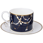 Чайный набор из фарфора с изображением лошадей на 6 персон 12 предметов Porcelain Horse Set варинант исполнения - 2 | Loft Concept в Омске