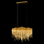 Люстра подвесная с металлическими цепочками и изогнутыми металлическими дугами 72 см Atlantis Chain варинант исполнения - 13 | Loft Concept в Омске