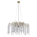 Люстра c подвесками из прозрачного хрусталя Диаметр 85 см FAIRYTREE Light варинант исполнения - 2 | Loft Concept в Омске