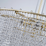 Люстра многоярусная с каскадами кристаллов Crystal Rains варинант исполнения - 8 | Loft Concept в Омске