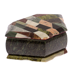 Шкатулка для украшений с мозаикой из натуральных камней Stone Casket варинант исполнения - 2 | Loft Concept в Омске