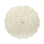 Стол кофейный с отделкой раковинами устриц Coastal Charm варинант исполнения - 3 | Loft Concept в Омске