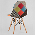 Стул с обивкой в технике пэчворк DSW варинант исполнения - 5 | Loft Concept в Омске