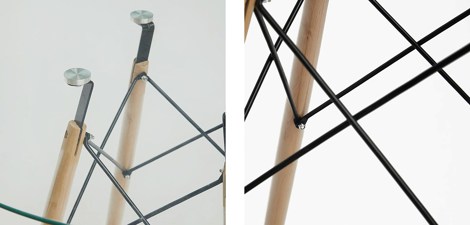 Стол DSW glass table - Loft-Concept в Омске