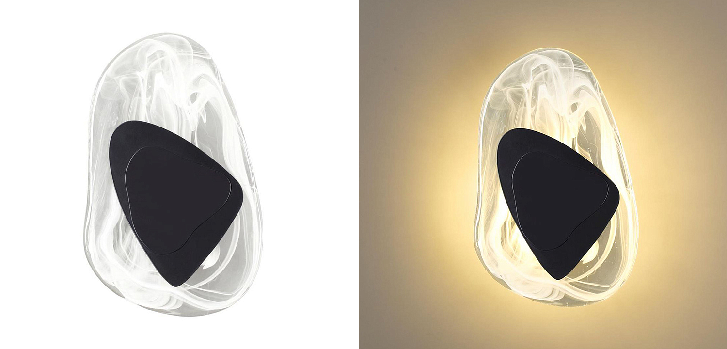 Бра Transparent Pebbles Sconces Black Бра Transparent Pebbles Sconces Black - Loft-Concept в Омске