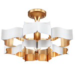 Люстра фигурная в сочетании белого и золотого цвета Shapes Inspired by Nature варинант исполнения - 2 | Loft Concept в Омске