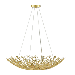 Люстра в форме золотой чаши из кораллов Coral Decor варинант исполнения - 2 | Loft Concept в Омске