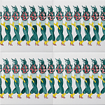 Плитка дизайнерская Фруктовый лес варинант исполнения - 1 | Loft Concept в Омске