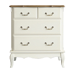 Комод с 4-мя большими ящиками из массива берёзы Interiors Romance варинант исполнения - 2 | Loft Concept в Омске