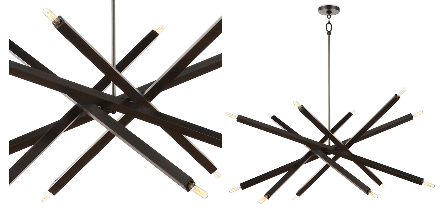 Люстра Blathmac Black Chandelier Люстра Blathmac Black Chandelier - Loft-Concept в Омске
