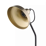 Настольная лампа с плафоном в форме купола в сочетании черного и золотистого цвета Minimalist Execution варинант исполнения - 4 | Loft Concept в Омске