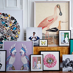 Панно Розовый цветок вышитое бисером PETALS BEADED ART варинант исполнения - 1 | Loft Concept в Омске