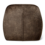 Барный стул со спинкой и подлокотниками на 4-х деревянных ножках Douglas Rhombus Коричневый Велюр варинант исполнения - 4 | Loft Concept в Омске