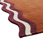 Ковер с оригинальной волнистой отделкой Woven from Wool варинант исполнения - 2 | Loft Concept в Омске