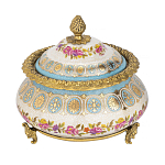 Шкатулка фарфоровая с цветочной росписью Eden Garden варинант исполнения - 1 | Loft Concept в Омске