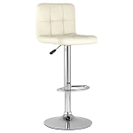 Барный стул с сиденьем молочного цвета Honory варинант исполнения - 1 | Loft Concept в Омске