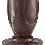 Настольная лампа из мрамора с тканевым абажуром Seductress варинант исполнения - 1 | Loft Concept в Омске