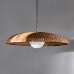 Люстра круглая из ротанга Long Lasting Chandelier варинант исполнения - 2 | Loft Concept в Омске