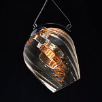 Подвесной светильник со стеклянном плафоном в форме бокала Kaleido варинант исполнения - 5 | Loft Concept в Омске