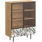 Витрина с изображением на дверцах Elise Cupboard варинант исполнения - 8 | Loft Concept в Омске