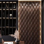 Гипсовая 3D панель с принтографией PM-36 варинант исполнения - 1 | Loft Concept в Омске