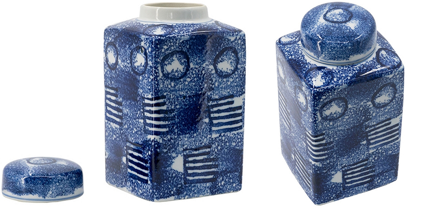 Ваза с крышкой Abstraction Vase square Ваза с крышкой Abstraction Vase square - Loft-Concept в Омске