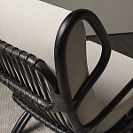 Дизайнерское кресло из ротанга Gio Ponti CONTINUUM D.163.7 BY BONACINA 1889 Armchair варинант исполнения - 4 | Loft Concept в Омске