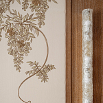 Обои с вышивкой ручной работы Deco Wisteria ﻿Midas colourway on Liso Pearl wool sateen варинант исполнения - 5 | Loft Concept в Омске