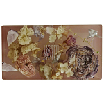 Шкатулка из эпоксидной смолы с цветами розовая Epoxy Resin Rectangular Box Pink варинант исполнения - 1 | Loft Concept в Омске