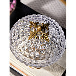 Конфетница из прозрачного рельефного стекла Eden Garden варинант исполнения - 7 | Loft Concept в Омске