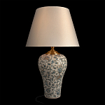 Настольная лампа с цветочной росписью Lamp Flower Painting варинант исполнения - 7 | Loft Concept в Омске