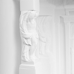 Встраиваемый в стену гипсовый светильник под покраску с колоннами и арками в античном стиле Antiquity Athena варинант исполнения - 12 | Loft Concept в Омске