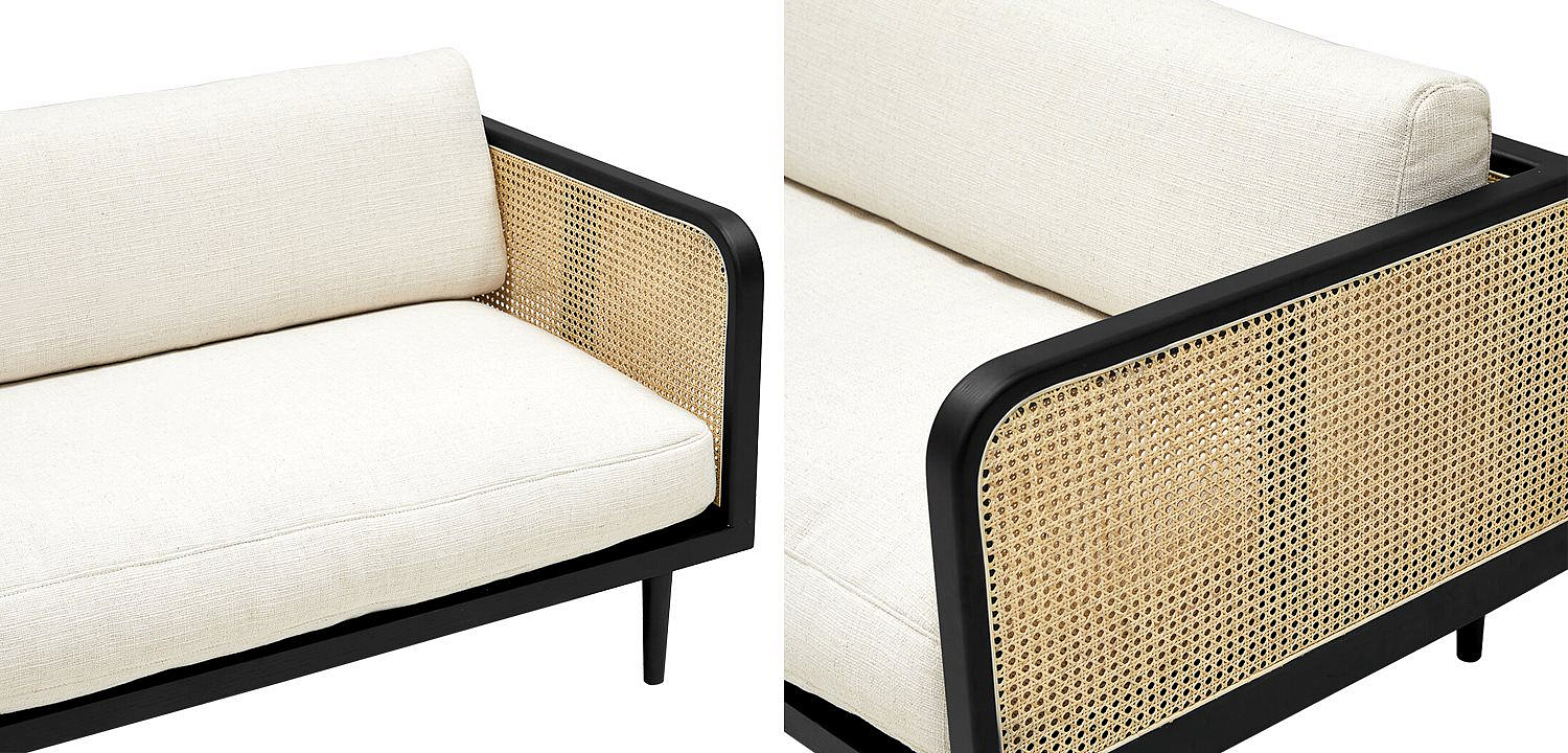 Диван Rattan Decor Sofa and Black Диван Rattan Decor Sofa and Black - Loft-Concept в Омске