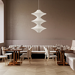 Подвесной вязаный белый светильник «Звезда Востока 03» варинант исполнения - 3 | Loft Concept в Омске