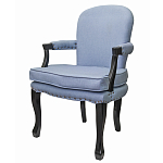 Кресло Aubrey Classical Armchair blue flax варинант исполнения - 3 | Loft Concept в Омске