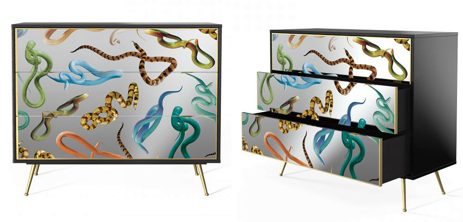 Комод Seletti Chest of Three Drawers Snakes - Loft-Concept в Омске