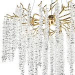 Люстра с декором в виде ветвей с хрустальными подвесками Fairytree Gold Crystal Chandelier 8 варинант исполнения - 3 | Loft Concept в Омске