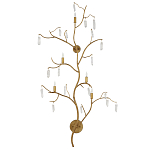 Бра с каркасом в виде веток усыпанных кристаллами Branches with Crystals варинант исполнения - 3 | Loft Concept в Омске