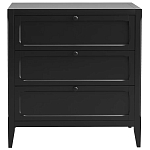 Комод с 3-мя ящиками черный Silva Black Chest of Drawers варинант исполнения - 2 | Loft Concept в Омске