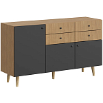 Буфет с принтом на дверцах Elise Cupboard варинант исполнения - 6 | Loft Concept в Омске