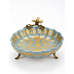 Блюдо фарфоровое Птица на ветке Flora варинант исполнения - 3 | Loft Concept в Омске