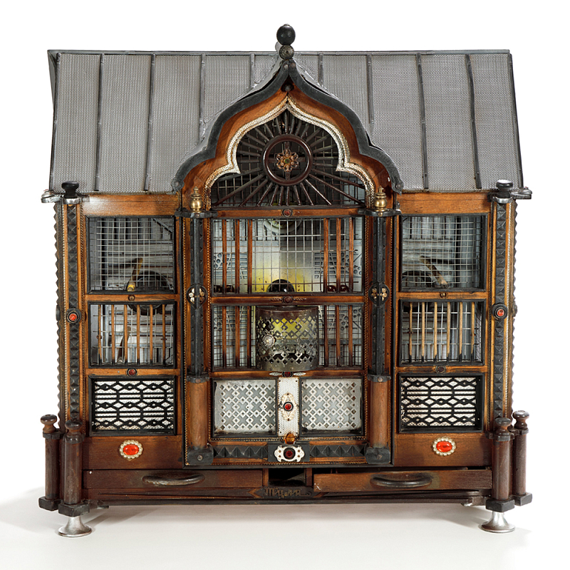 Декоративная антикварная клетка Wise Raven Коричневый в Омске | Loft Concept 