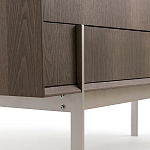 Шкаф из серого дуба Sawada Gray Oak Cabinet варинант исполнения - 6 | Loft Concept в Омске