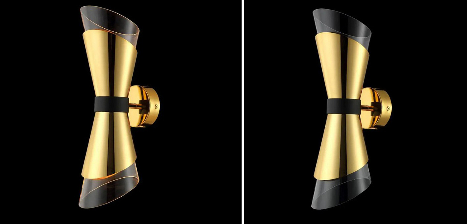 Бра Edson Gold Wall Lamp Бра Edson Gold Wall Lamp - Loft-Concept в Омске