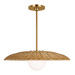 Люстра круглая из ротанга Long Lasting Chandelier варинант исполнения - 1 | Loft Concept в Омске