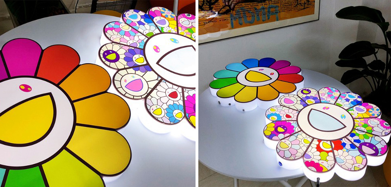 Светильник разноцветный подсолнух Takashi Murakami 2 Светильник разноцветный подсолнух Takashi Murakami 2 - Loft-Concept в Омске