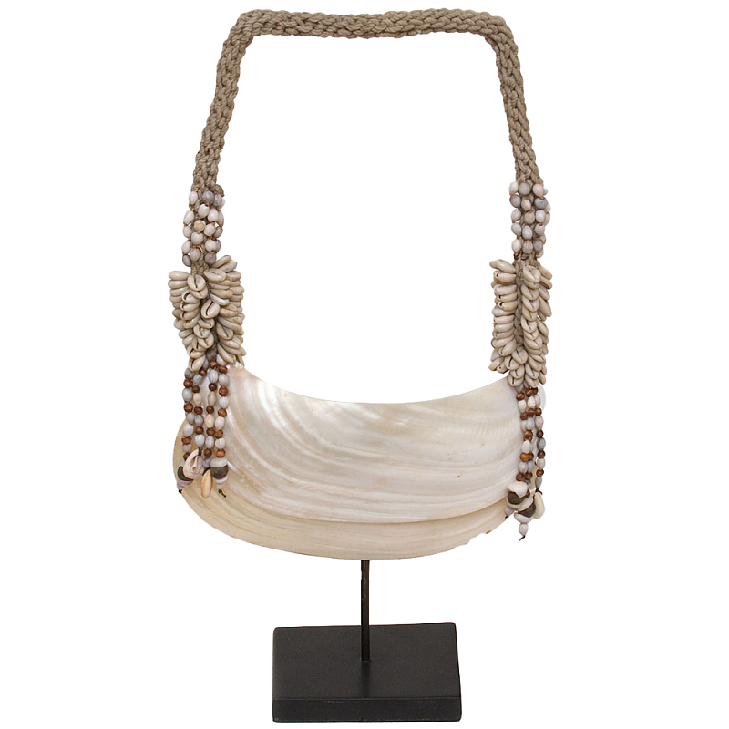 Этническое украшение пояс из ракушек на подставке Aboriginal Pearl Shell Belt Бежевый Перламутровый Черный Этническое украшение пояс из ракушек на подставке Aboriginal Pearl Shell Belt Бежевый Перламутровый Черный в Омске | Loft Concept