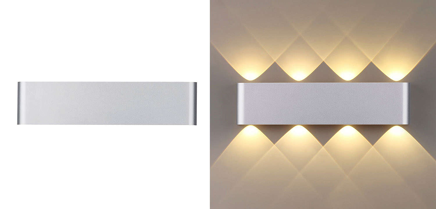 Бра Obverse Silver Rectangle B Wall lamp Бра Obverse Silver Rectangle B Wall lamp - Loft-Concept в Омске