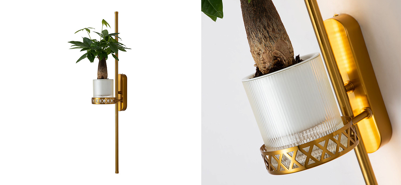 Бра с подставкой для кашпо Plants and Lamps 12 W Бра с подставкой для кашпо Plants and Lamps 12 W - Loft-Concept в Омске