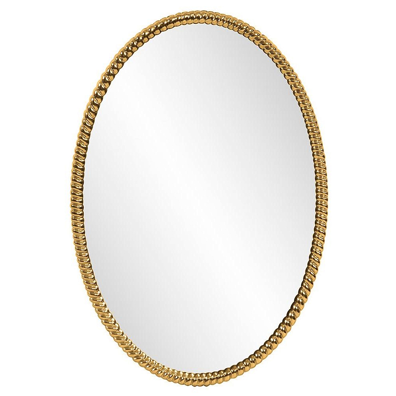 Зеркало овальное в веревочной раме Rope Mirror Зеркало Золотой Серебряный Зеркало овальное в веревочной раме Rope Mirror Зеркало Золотой Серебряный в Омске | Loft Concept